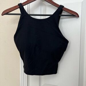 Lululemon Ribbed Align High Neck Cropped Bra Top